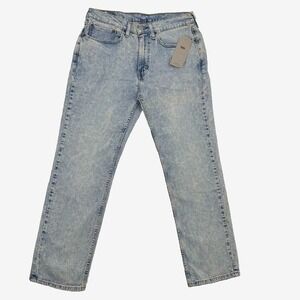 Levi's 514 Straight Leg‎ Jeans Mens 34X30 Blue Denim NWT Reclaimed Sustainable